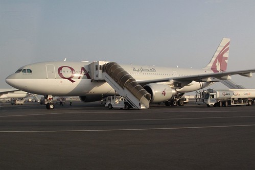 Qatar Airways A330-200 rego A7-ACF at Doha