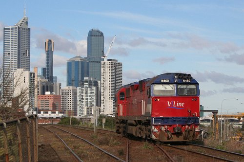 N460 on the North Melbourne flyover
