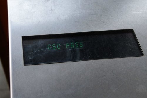 The useless 'CSC pass' message after successfully presenting a Myki to a Frankenbarrier