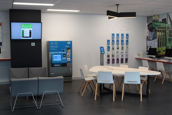 Inside the new PTV Hub at 750 Collins Street, Docklands